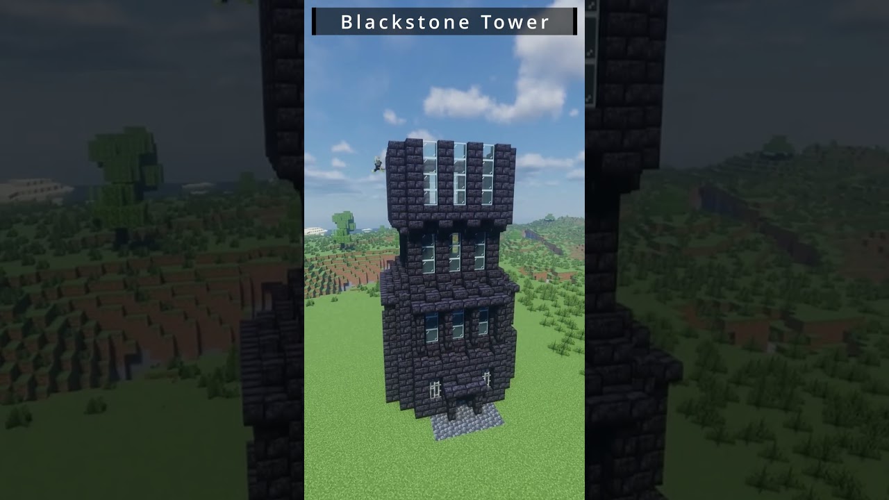 ⚫ Blackstone Tower ⚫| Minecraft Timelapse