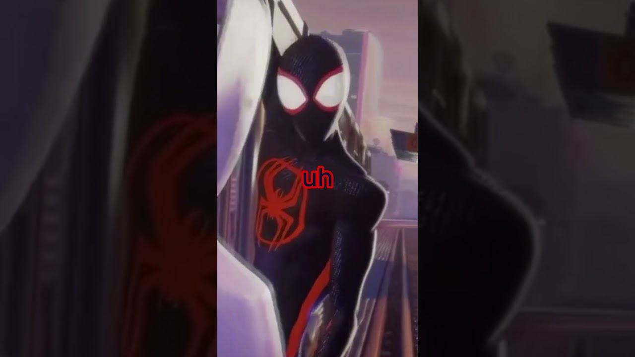 Kid Licking Window Almost Kills Miles 🚅 | Spiderman across the spider-verse 2023 