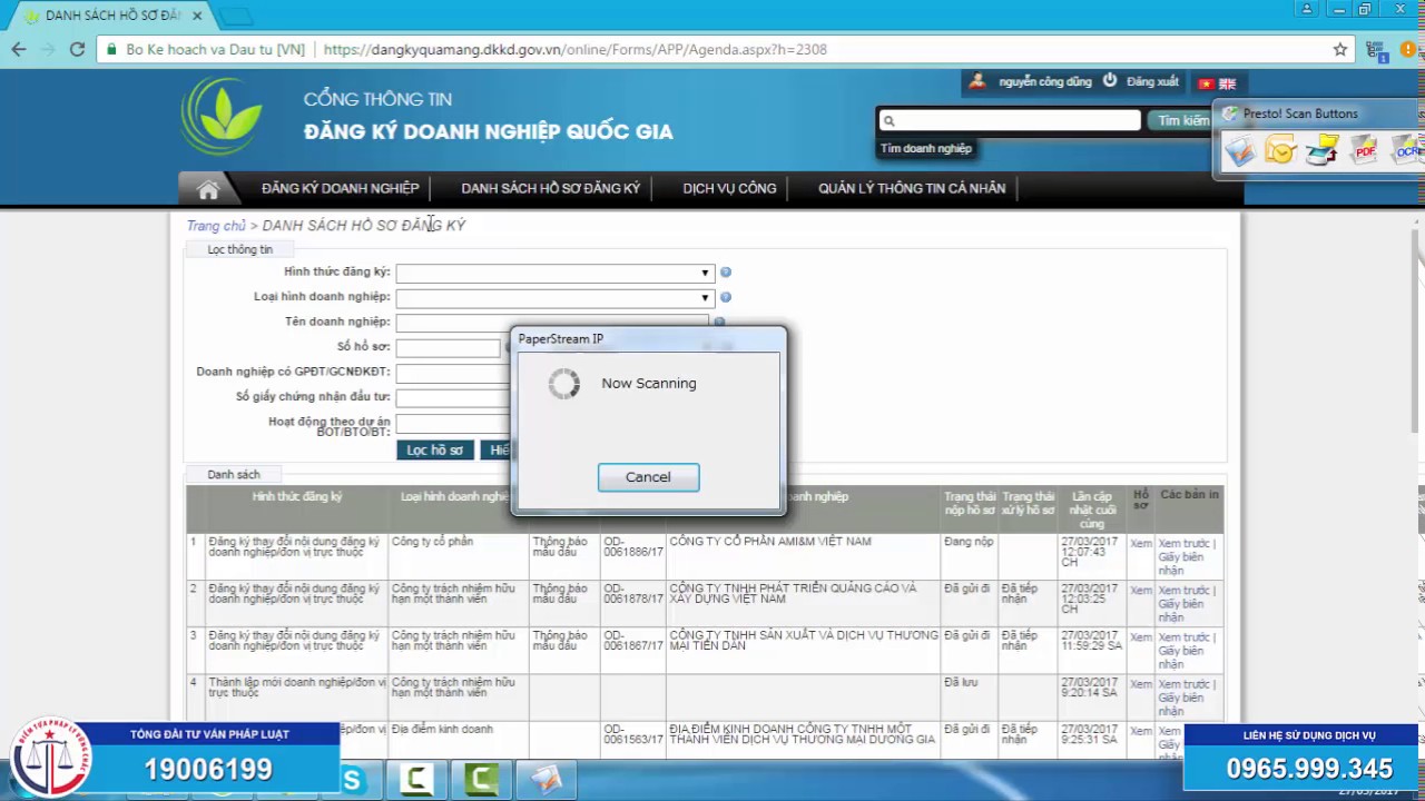 Hướng dẫn thông báo mẫu dấu công ty - YouTube