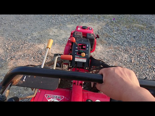 ホンダ 管理機 FUR750 Lucky Pro 耕運機 - YouTube