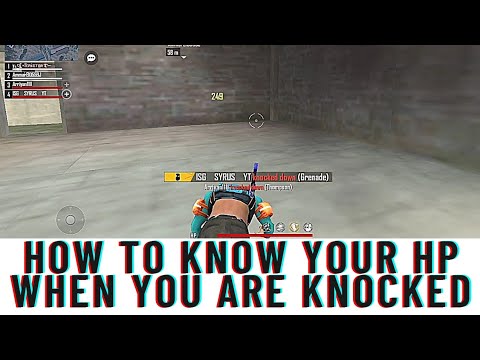 💥 HOW TO KNOW YOUR HP WHEN YOU ARE KNOCKED 😘