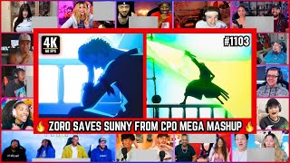 🔥🔥ZORO SAVES SUNNY FROM CP0 MEGA MASHUP - One Piece Episode 1103 Mega Reaction Mashup #onepiece1103