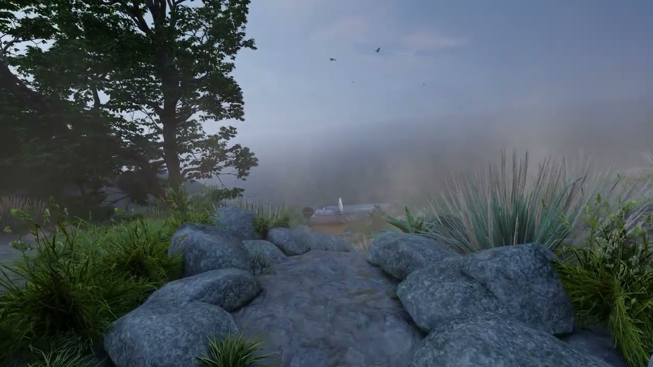 HILLSIDE WALK WAY IN LUMION