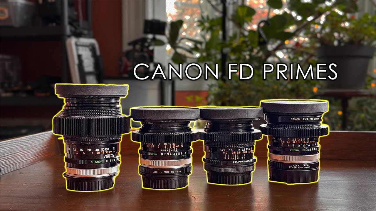 Я купил объективы Canon FD в 2025 году (чит-код Budget Filmmaker)