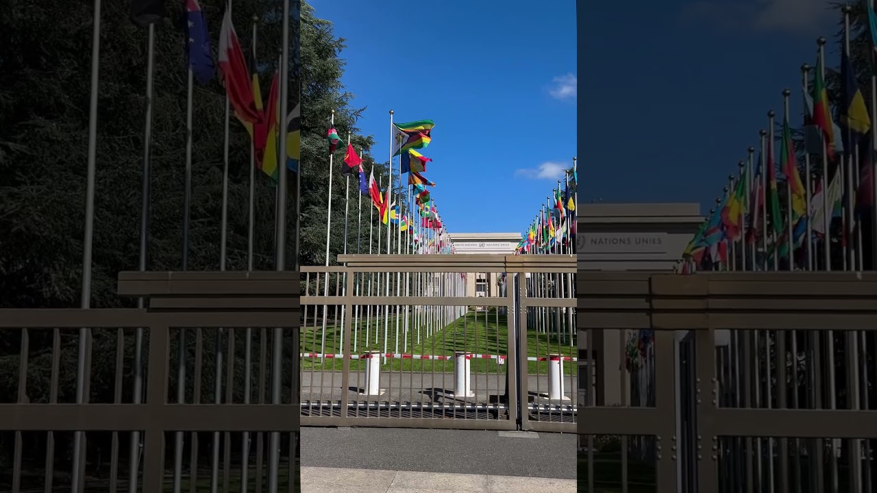 Женева. Louis Vuitton и ООН.  Genf UN.  