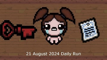 The Binding of Isaac Daily Run 21 August 2024