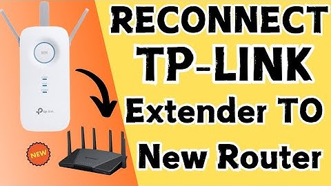 How to reconnect Tp-link WiFi extender to new wifi router | Changed/Replaced old router |