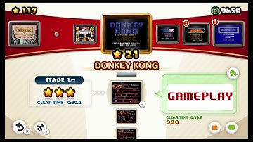 NES Remix - Donkey Kong Gameplay