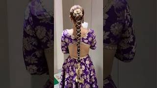 Perfect Indian Wear &amp; Hairstyle Combos😱 #shorts #fashion