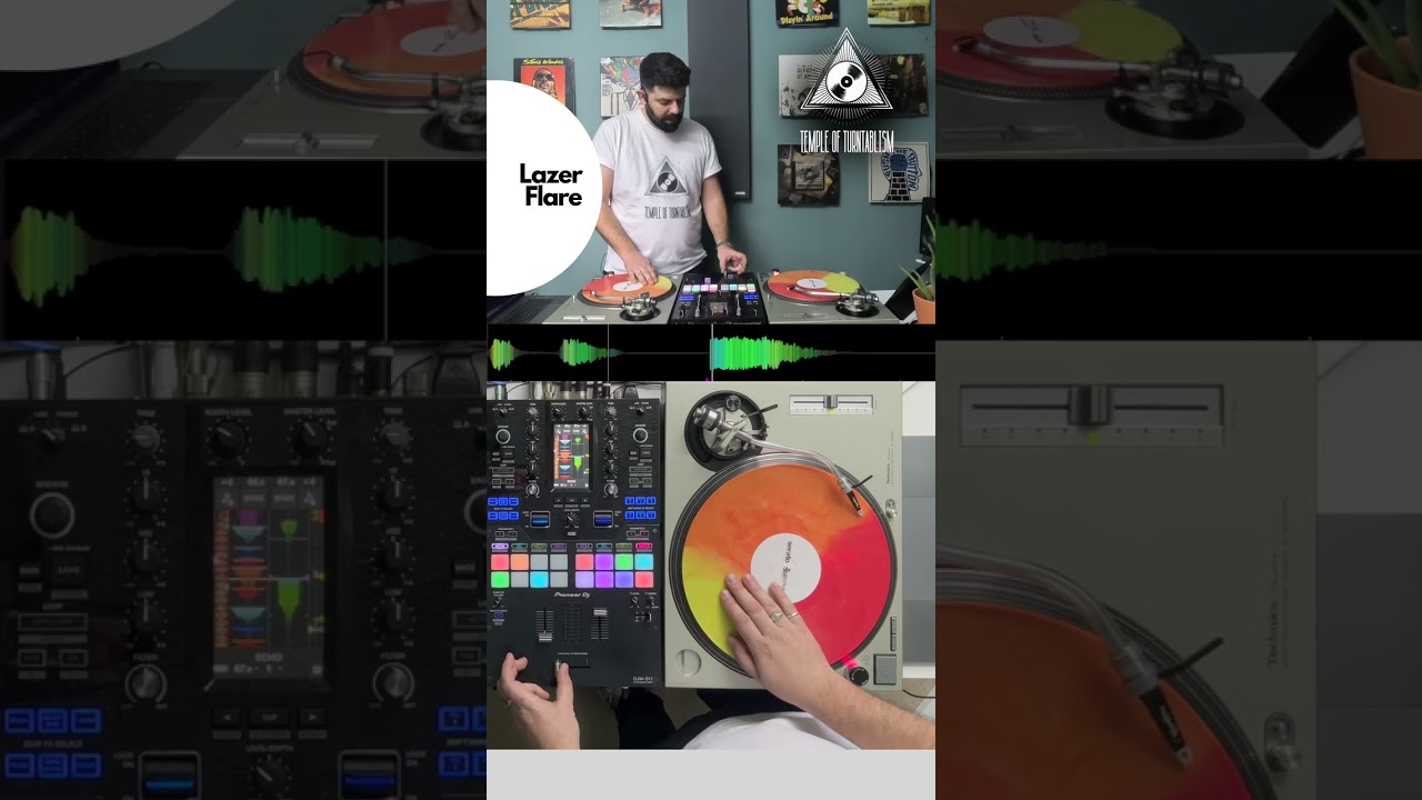 29. How to Lazer flare Scratch - Technique Tutorial