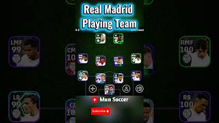 Real Madrid Team Build efootball 2026 #efootball #pes #realmadrid #shorts