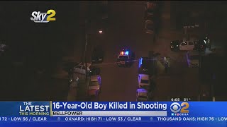 Boy, 16, Shot To Death In Bellflower