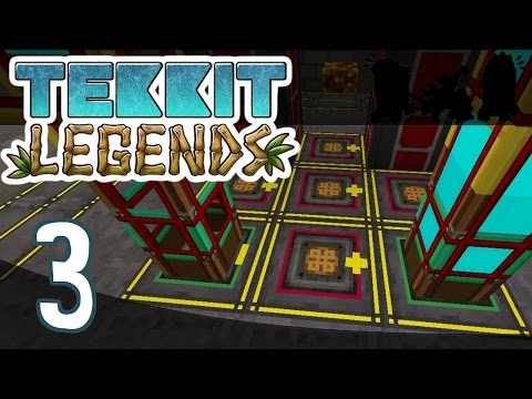 Minecraft - Tekkit Legends - EP #3: CREEPERS!