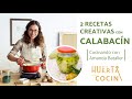 Cocinando con Amanda Bataller | Receta Calabacín Encurtido y Flores de Calabacín