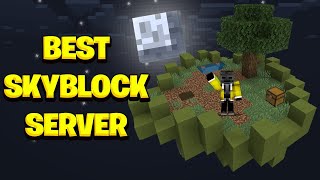 BEST SKYBLOCK SERVER IN MCPE (Minecraft Bedrock Edition)