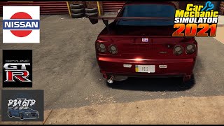 Nissan Skyline R34 Restore - Car Mechanic Simulator 2021