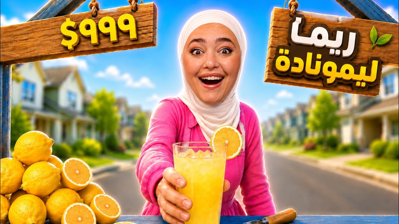 فتحت اكبر محل عصير ليمون بالشارع 🍋 !!