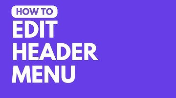 Stap voor stap de header en het menu bewerken in Hostinger Website Builder