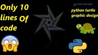 Amazing design using python turtle | python tutorial #code #python