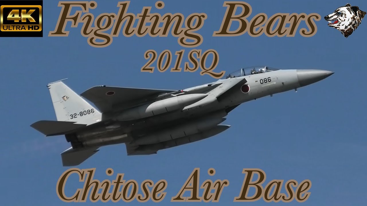技mix F-15J 第201飛行隊（千歳航空基地）AC01 千歳 第201飛行隊、ヒグマ描いたF-15J記念塗装機デビュー！ 創隊40周年