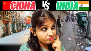 CHINA vs INDIA Street Hygiene  - This is truly shocking... 🇨🇳 中国 vs 印度 街道卫生。。我震惊了