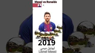 صراع الكرة الذهبية | ليونيل ميسي ضد كرستيانو رونالدو Ballon d'or Messi vs Ronaldo