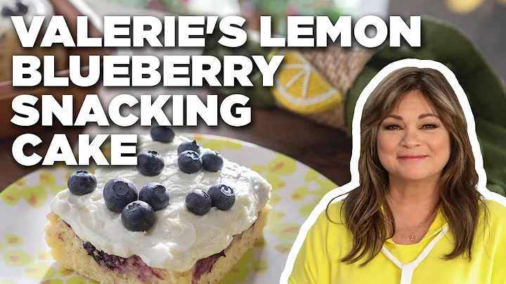 Valerie Bertinelli's Lemon Blueberry Snacking Cake...