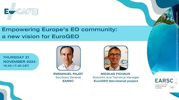 EOcafe: Empowering Europe’s EO community: a new vision for EuroGEO