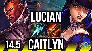 LUCIAN & Milio vs CAITLYN & Janna (ADC) | 5/1/3, Rank 11 Lucian | BR Challenger | 14.5