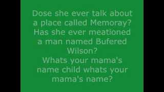 Whats your mamas name chords