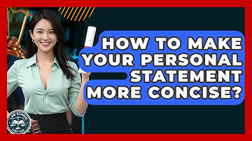 How To Make Your Personal Statement More Concise? - Law School Prep Hub