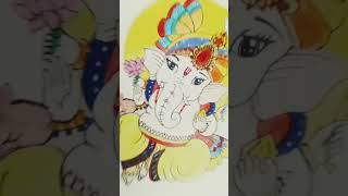 Happyy Ganesh Chaturthi ❤️?? | Ganesh Chaturthi special drawing✨ ganeshchaturthiartworkfypシshort