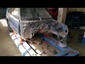 Subaru Forester,режем лонжерон после лобового удара