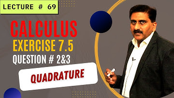68. calculus by s m yusuf chapter 7 plane curve-II Exercise 7.5  Q. 2 & 3