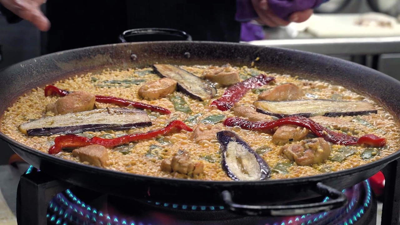 Paella Valenciana de verano