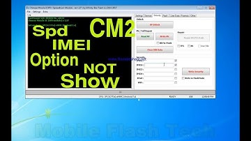 How to use Infinity CM2 Spreadtrum to write IMEI