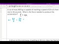 Junior Part: Forces and Motion: Newton's 2nd Law: Q2