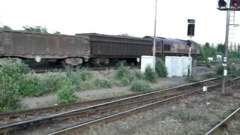 DB Schenker Class 66 66060 Passing Didcot Parkway Working A Stone Train With A 3 Tone