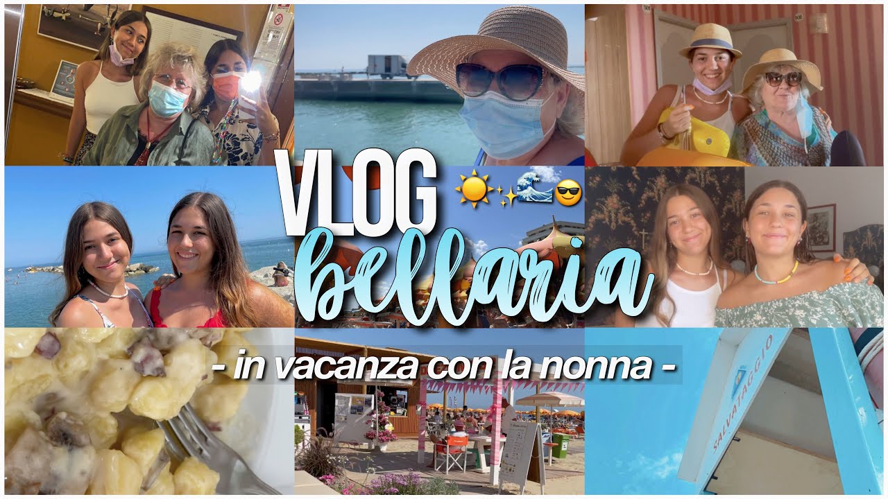 VLOG UNA NOSTRA MATTINA A BELLARIA🏖💗 // morning routine al mare con la nonna