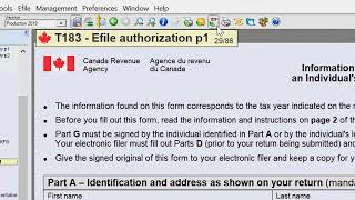 Details How to send the T183 to your client electronically Guide