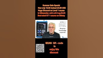 Level 1 UT -Practise-oriented UT Level 1 course in Ultrasonics - best ranking on UDEMY - Promotion