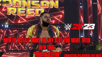 How to Install Mods, Characters,Renders,Gfx, Championship Titles,in Any slot You want in WWE 2K23