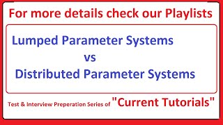 Famous Comparison of Lumped Parameter Systems and Distributed Parameter Systems Net Worth