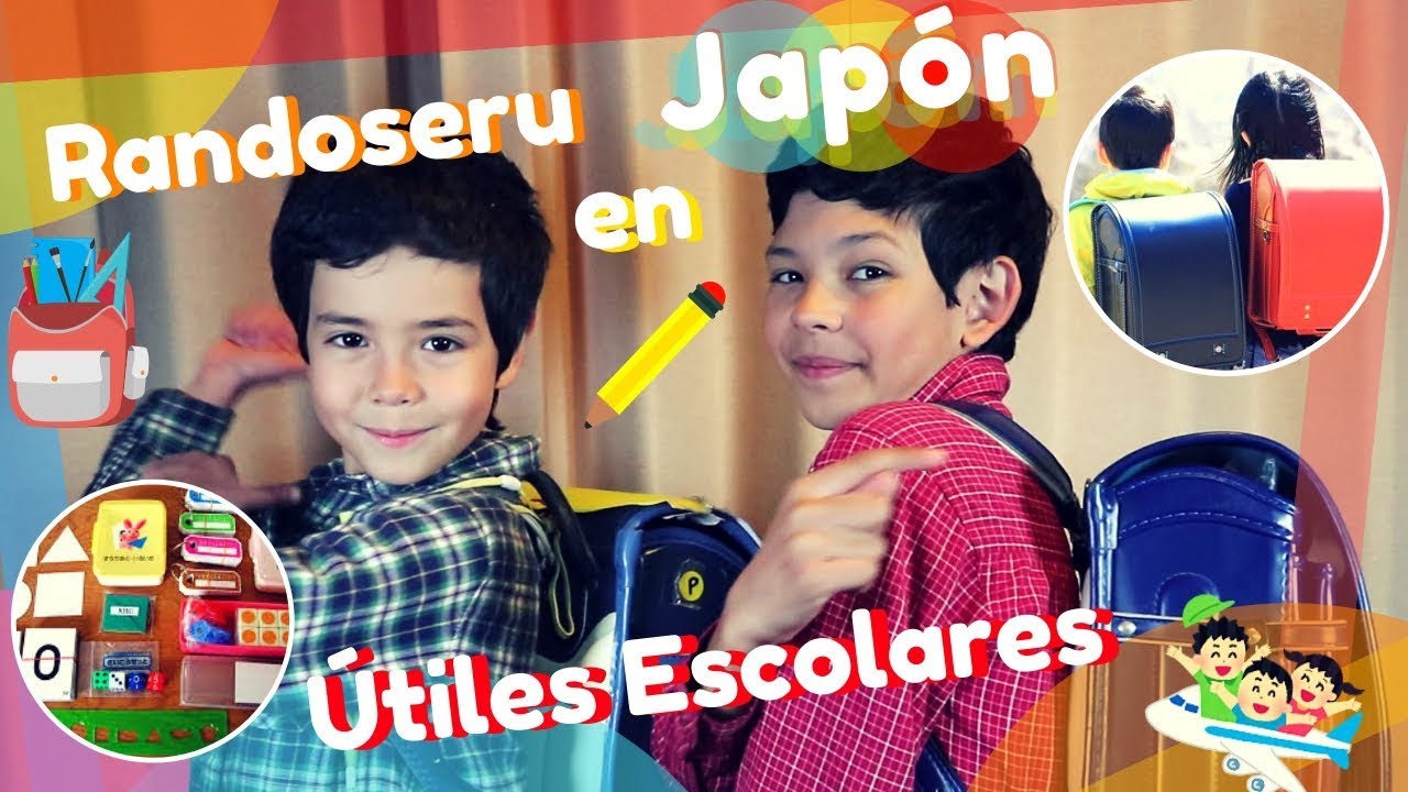 RANDOSERU y UTILES ESCOLARES de PRIMARIA en JAPON