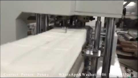 240 Double Output/Deck  4 Line Two Color Printing Embossing Napkin Folding Machine  High Speed