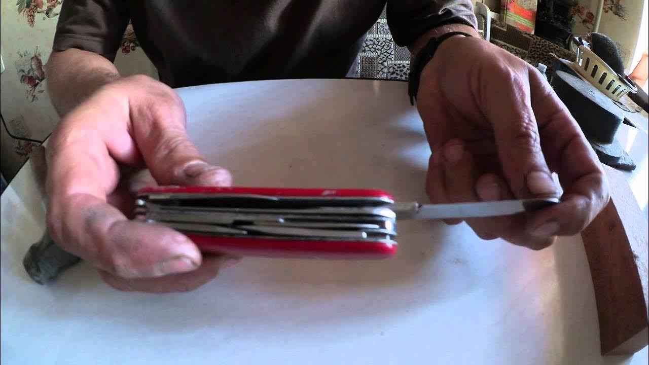 Victorinox как снять накладки