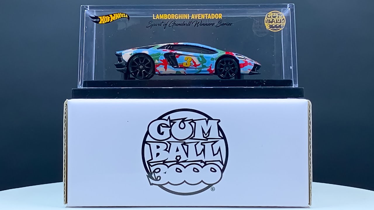 Descubrir 56+ imagen lamborghini gumball 3000 hot wheels