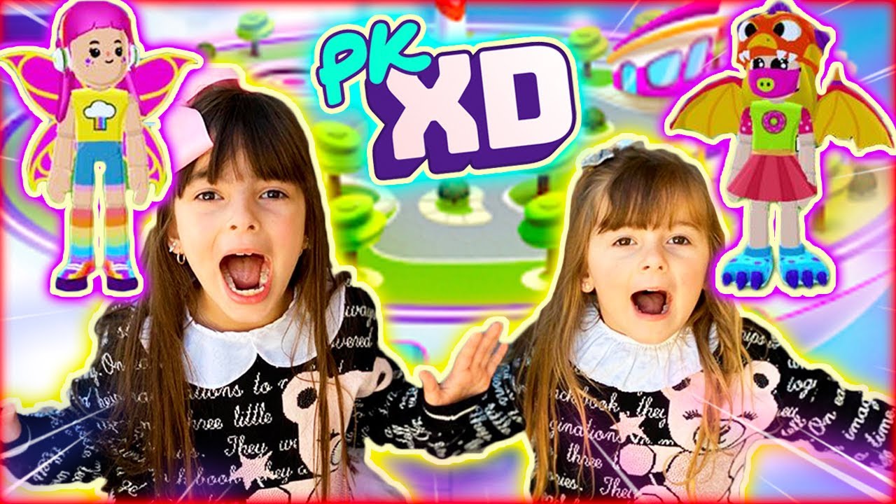 PK XD 🦄  LAURINHA E HELENA JOGANDO PK XD PELA PRIMEIRA VEZ - LAURINHA GAMES
