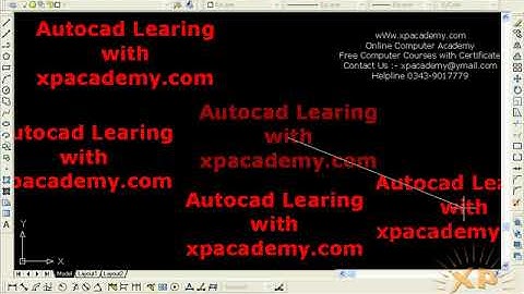 Lesson 20: Autocad 2018 - Insert Text (Full tutorial)