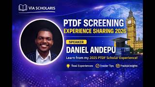 PTDF Screening Experience Sharing 2026 | Daniel Andepu | Real Talk & Winning Tips